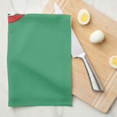 Kerst Muis Keuken Handdoek (Quarter Fold)