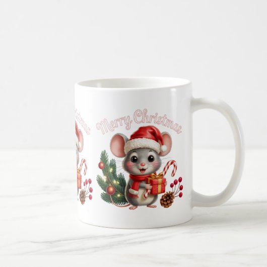 Kerst Muis Koffiemok (Rechts)