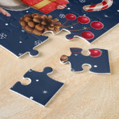 Kerst Muis Puzzel (Zijkant)