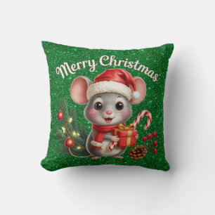 Kerst Muis Worp Kussen