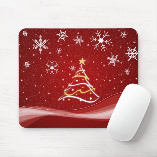 kerst muismat (Met muis)