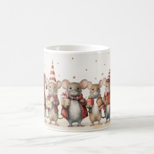 Kerst Muizen Koffie Thee Mok (Center)