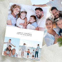 Kerst Multi Vier Foto's Stijlvol Eenvoudig