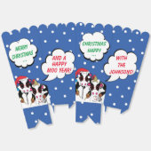 Kerst Musical Koeien Favor Boxes Bedankdoosjes (Ongevouwen)