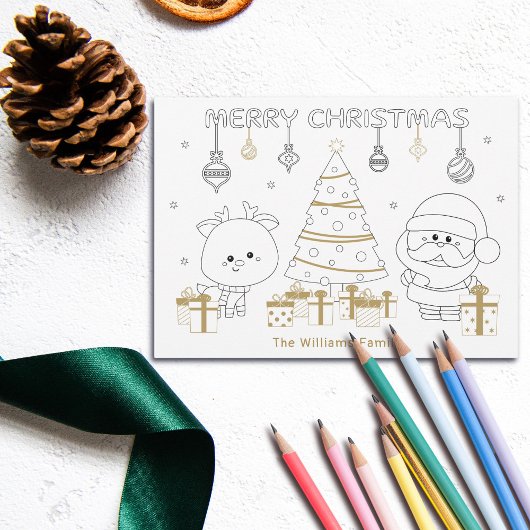 Kerst Muur Art DYI Aangepaste Naam Leuk Poster