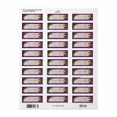Kerst Muziek Drum Retouradres Etiket (Full Sheet)