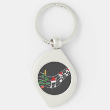 Kerst Muzieknoten Santa Hat Treble Clef