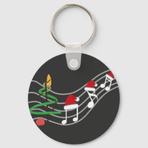 Kerst Muzieknoten Santa Hat Treble Clef