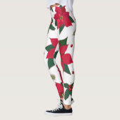Kerst naadloos met Poinsettia Leggings (Links)