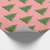 Kerst naadloos patroon in retro stijl cadeaupapier (Hoek)