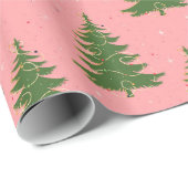 Kerst naadloos patroon in retro stijl cadeaupapier (Rol Hoek)