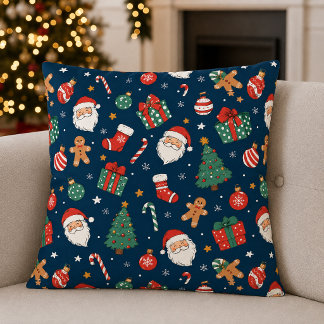 Kerst Naadloos Patroon Kussen
