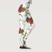 Kerst Naadloze Patronen Leggings (Rechts)