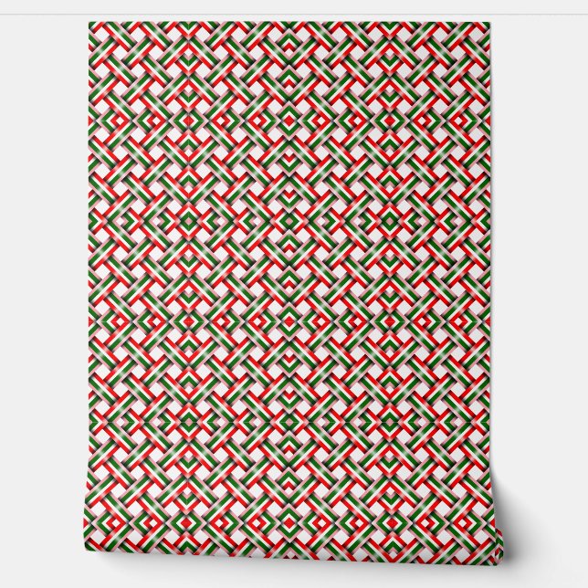 Kerst naadloze patroon achtergrond behang (Afrollen)