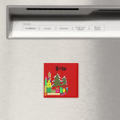 Kerst Naamkaartjes Magneet (Insitu (Vaatwasser))