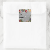 Kerst naar & van cadeau Label Stickers (Tas)