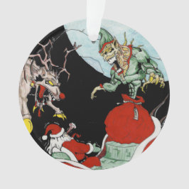 Kerst nachtmerrie cirkel boom Ornament