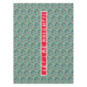 Kerst Naughty katten en kousen gepersonaliseerd Tafelkleed (Voorkant)