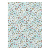 Kerst Nautische Waterverf Patroon Tafelkleed (Voorkant)