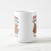 Kerst neef bemanning peperkoek jaar koffiemok (Center)