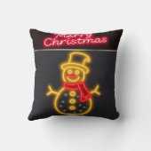 Kerst Neon Moderne Kerstcollectie Kussen (Achterkant)