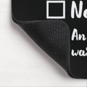 Kerst Nice ondeugende poging werd gemaakt Xmas Man Muismat (Hoek)