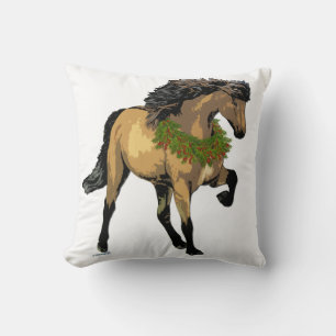 Kerst Nieuw Paard Kussen