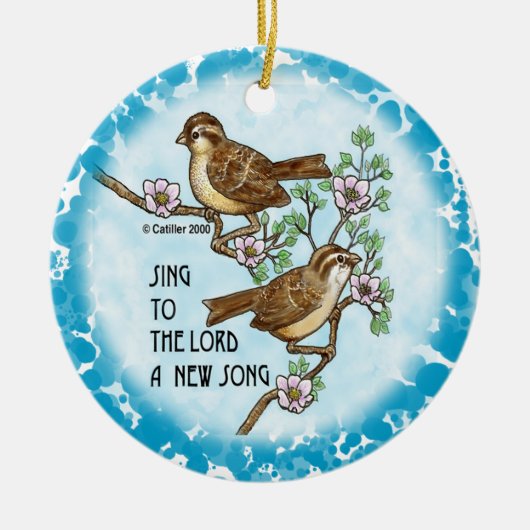 Kerst nieuwe lied ornament (Voorkant)