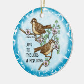 Kerst nieuwe lied ornament (Links)