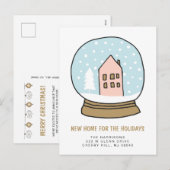 Kerst Nieuwe Thuis Feestdagenkaart (Voorkant / Achterkant)