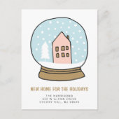 Kerst Nieuwe Thuis Feestdagenkaart (Voorkant)