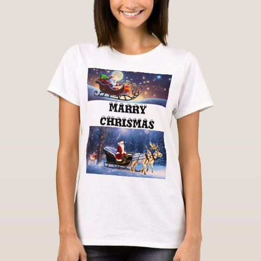 Kerst & Nieuwjaar 2025 Feest T-shirt (Voorkant)