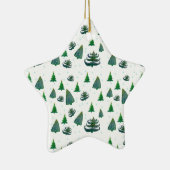 Kerst Nieuwjaar Bomen Star Ornament (Rechts)