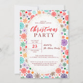 Kerst Nieuwjaar Borrel Brunch Feest Kaart (Voorkant)