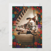 Kerst Nieuwjaar Borrel Brunch Feest Kaart (Achterkant)