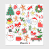 Kerst Nieuwjaar Cozy Winter Scrapbook Planner Sticker (Vel)