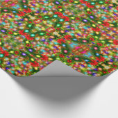 Kerst & Nieuwjaar Glossy Wrapping Paper Cadeaupapier (Hoek)