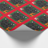 Kerst & Nieuwjaar Glossy Wrapping Paper Cadeaupapier (Hoek)