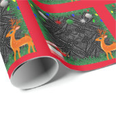 Kerst & Nieuwjaar Glossy Wrapping Paper Cadeaupapier (Rol Hoek)