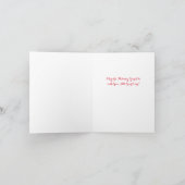 Kerst Nieuwjaar Panda's in het spel Feestdagen Kaart (Binnen)