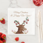 Kerst, Nieuwjaar Papieren servet (Insitu)