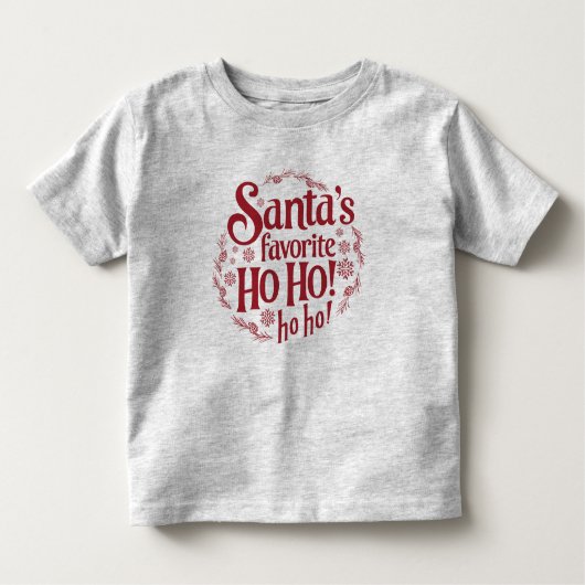 Kerst Nieuwjaar Peuter Shirt | Kindercadeau (Voorkant)