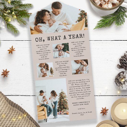 Kerst Nieuwsbrief Drievoudige Kaart