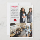 Kerst Nieuwsbrief Zakelijk Feestdagenkaart (Achterkant)