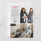 Kerst Nieuwsbrief Zakelijk Feestdagenkaart (Achterkant)