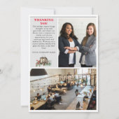 Kerst Nieuwsbrief Zakelijk Feestdagenkaart (Achterkant)