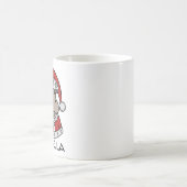 Kerst nijlpaard Gepersonaliseerde naam Koffiemok (Center)