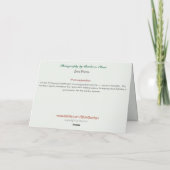 Kerst-Noorderlicht met Kerstman Feestdagen Kaart (Achterkant)