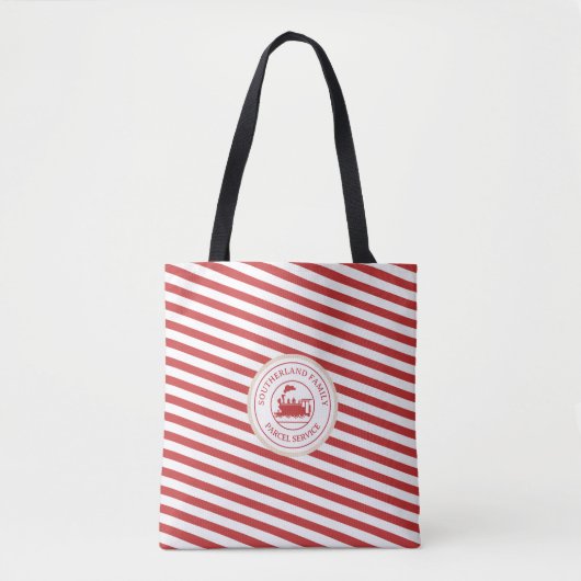 Kerst Noordpool Express trein pakketdienst Tote Bag (Voorkant)
