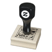Kerst Noordpool Kerstman Express Rubberstempel (Stempel)